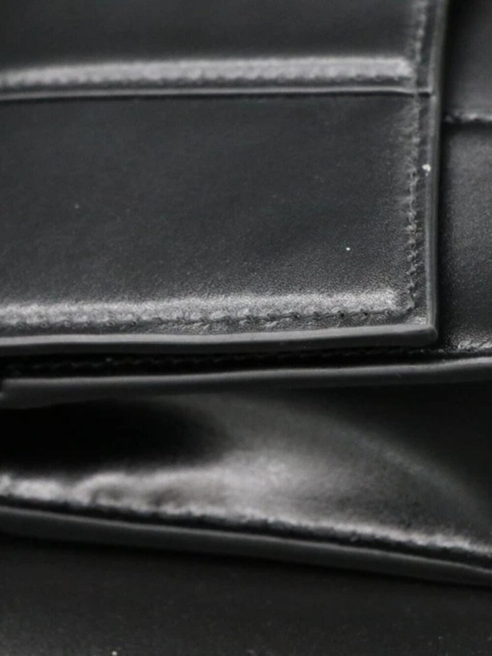 Balenciaga Hourglass Box Wallet on Chain - Black/Gold - Picture 10 of 14